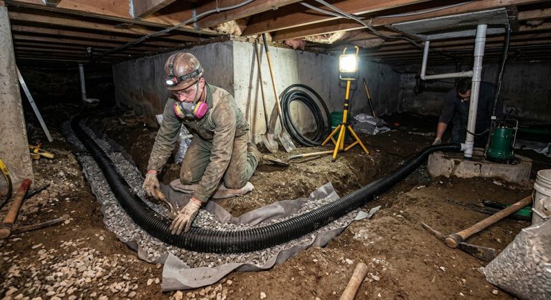 Crawlspace Drainage Service