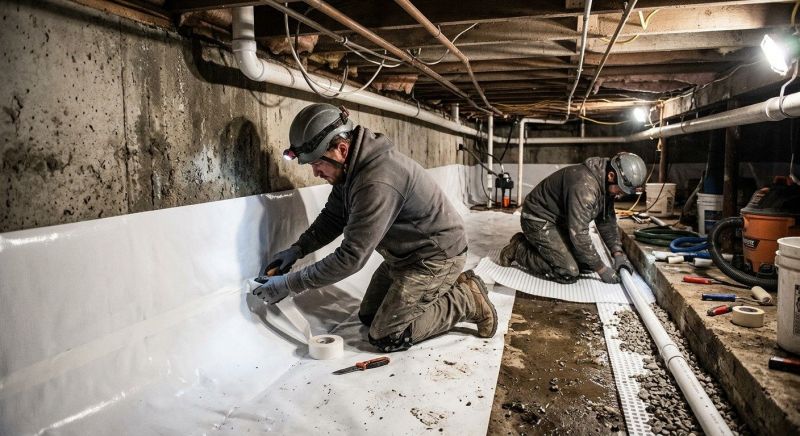 Crawlspace Drainage Service